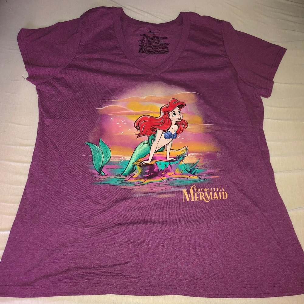 Disney Store Little Mermaid Sequin Embellished T